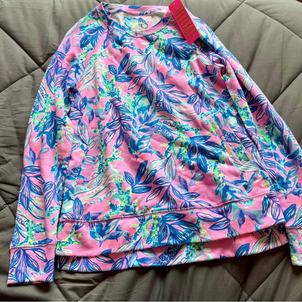 Lilly Pulitzer Floral Sweatshirt